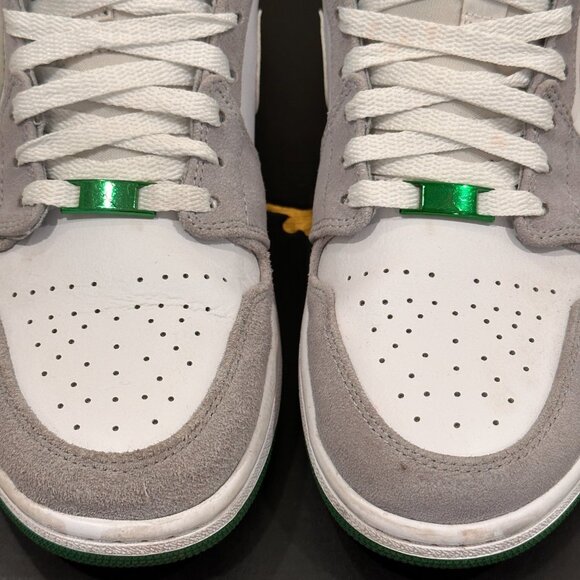 AIR JORDAN 1 MID SE "Grey / Pine Green / White" - Picture 6 of 13